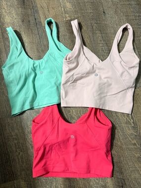 lululemon athletica - set of 3 - Align Cropped Tank Tops